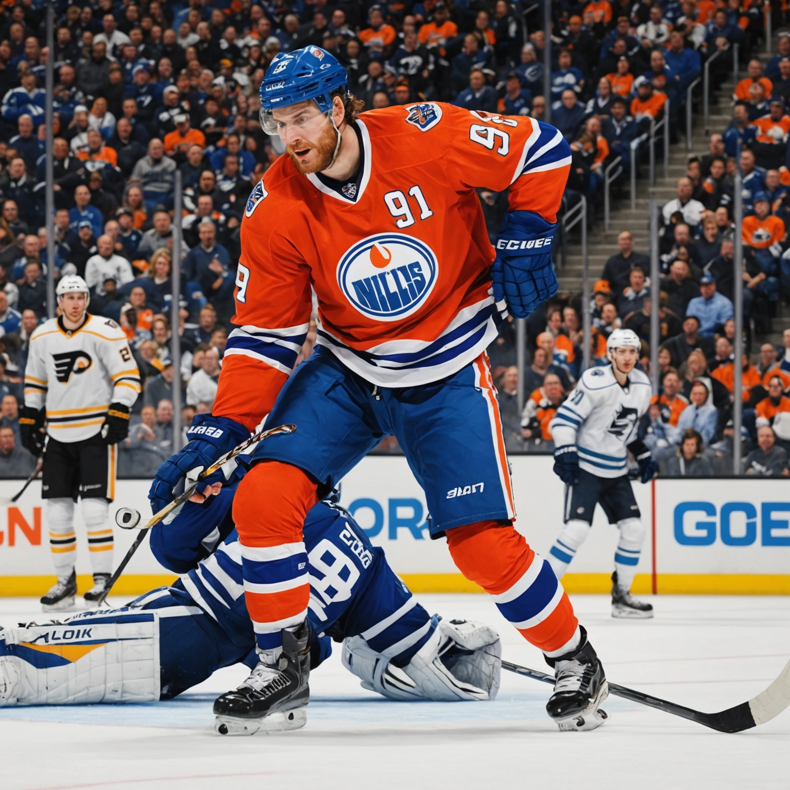 Такого курьеза Америка не видела еще никогда? Звездный игрок НХЛ забил нелепый автогол, стоя спиной к своим воротам